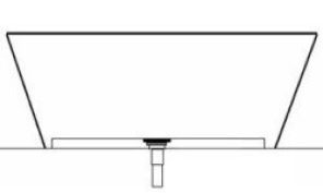 Drain Connects Through Floor Under the Tub