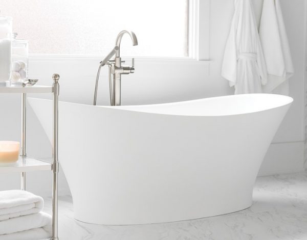 Mallory | Freestanding Slipper Tub with Modern Flair