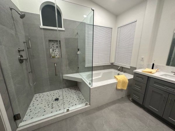 Tub, Shower and Vanity